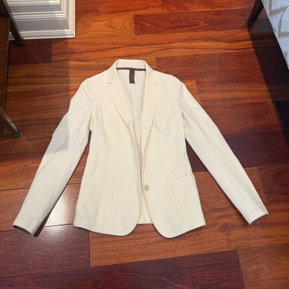 Eleventy Cream Women's Blazer